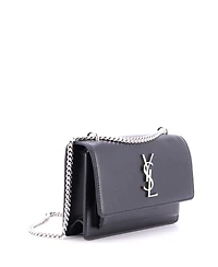 Pre-Owned Saint Laurent Small Sunset Crossbody Bag Leather