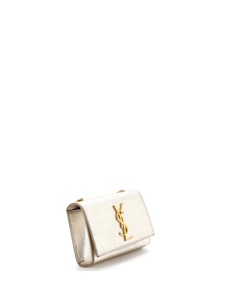 Pre-Owned Saint Laurent Small Classic Monogram Crossbody Bag Grainy Leather