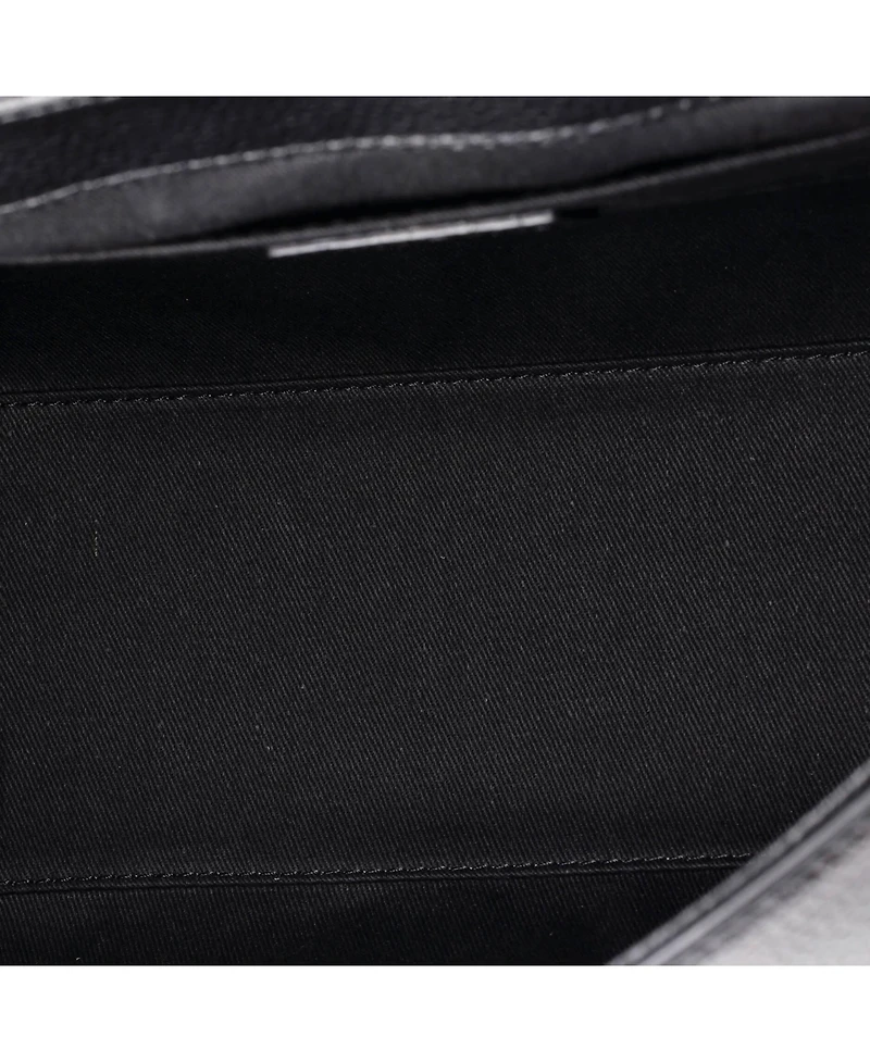 Pre-Owned Versace Medium Virtus Convertible Top Handle Bag Leather