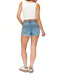 Madden Girl Women's Frayed-Hem Shorts