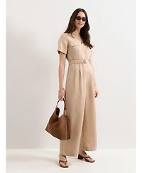 Phase Eight Women's Daniela V-Neck Short Sleeve Jumpsuit