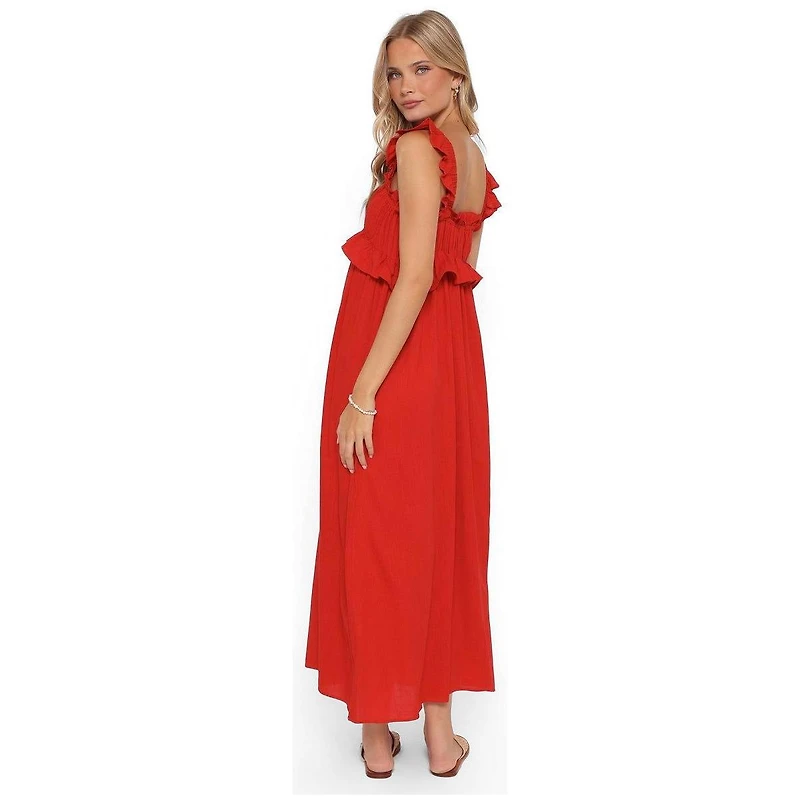 Petal and Pup Women's Ross Frill Strap Maxi Dress