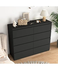 Streamdale Furniture 8-Drawer Modern Wood Dresser for Bedroom and Closet