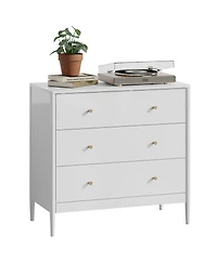 Streamdale Furniture 3-Drawer Modern Storage Dresser for Bedroom and Living Room