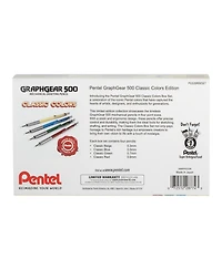 Pentel GraphGear 500 Mechanical Pencil Classic Colors Box Set
