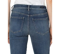 Liverpool Los Angeles Petite Kennedy Mid-Rise Straight Jeans