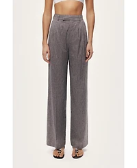 Nocturne Women's Wide-Leg Tailored Pants
