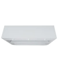 Streamdale Furniture Modern Curved Console Table with 3 Drawers and 2 Shelves