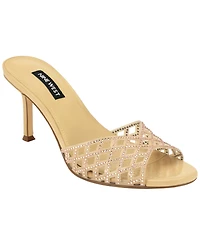 Nine West Women's Mazzy Embellished Slip-On Dress Sandals