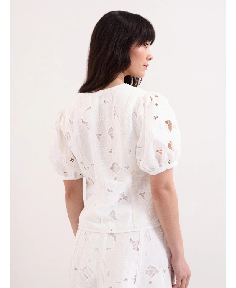Phase Eight Women's Marina V-Neck Lace Blouse