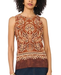 Vince Camuto Women's Back Keyhole Pull-On Tank Top