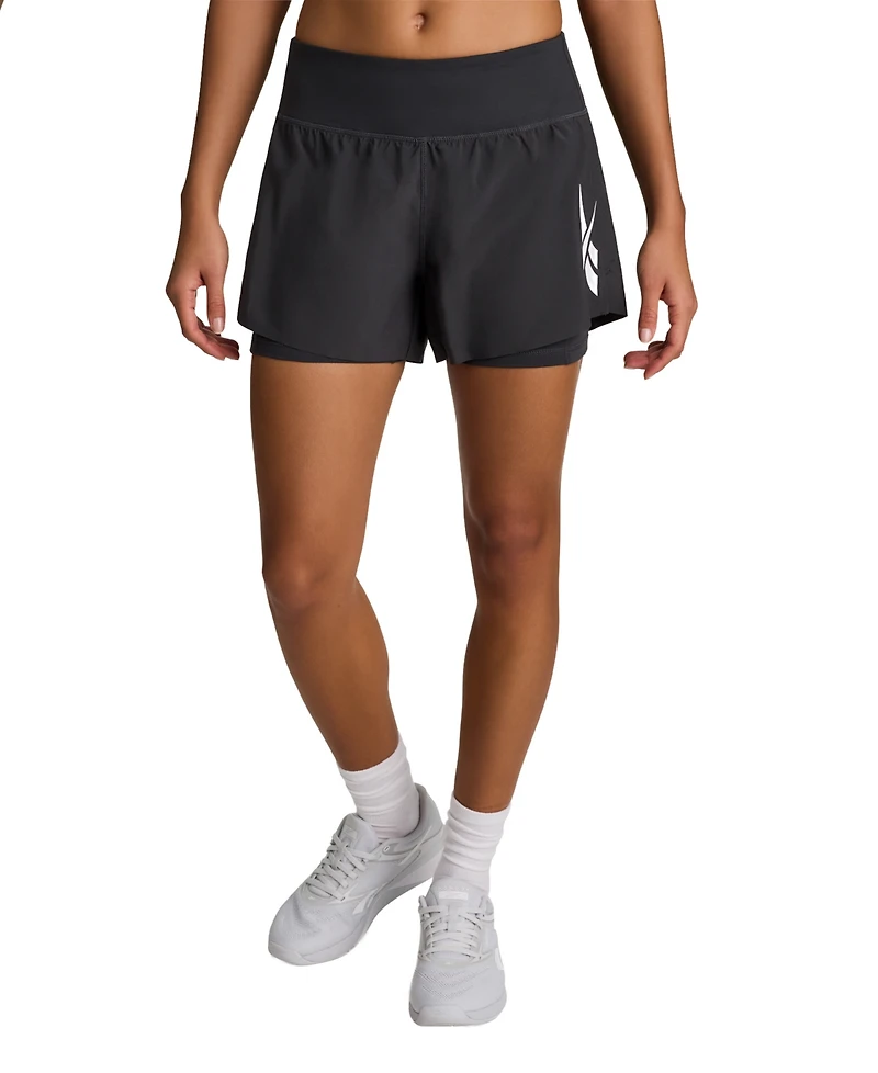 Reebok Women's Interlock Pull-On Running Shorts