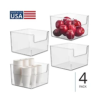 iDesign Large Cube Storage Bin for Pantry or Cabinet