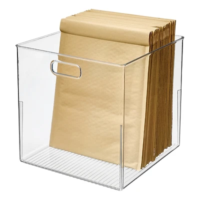 iDesign Large Cube Storage Bin for Pantry or Cabinet