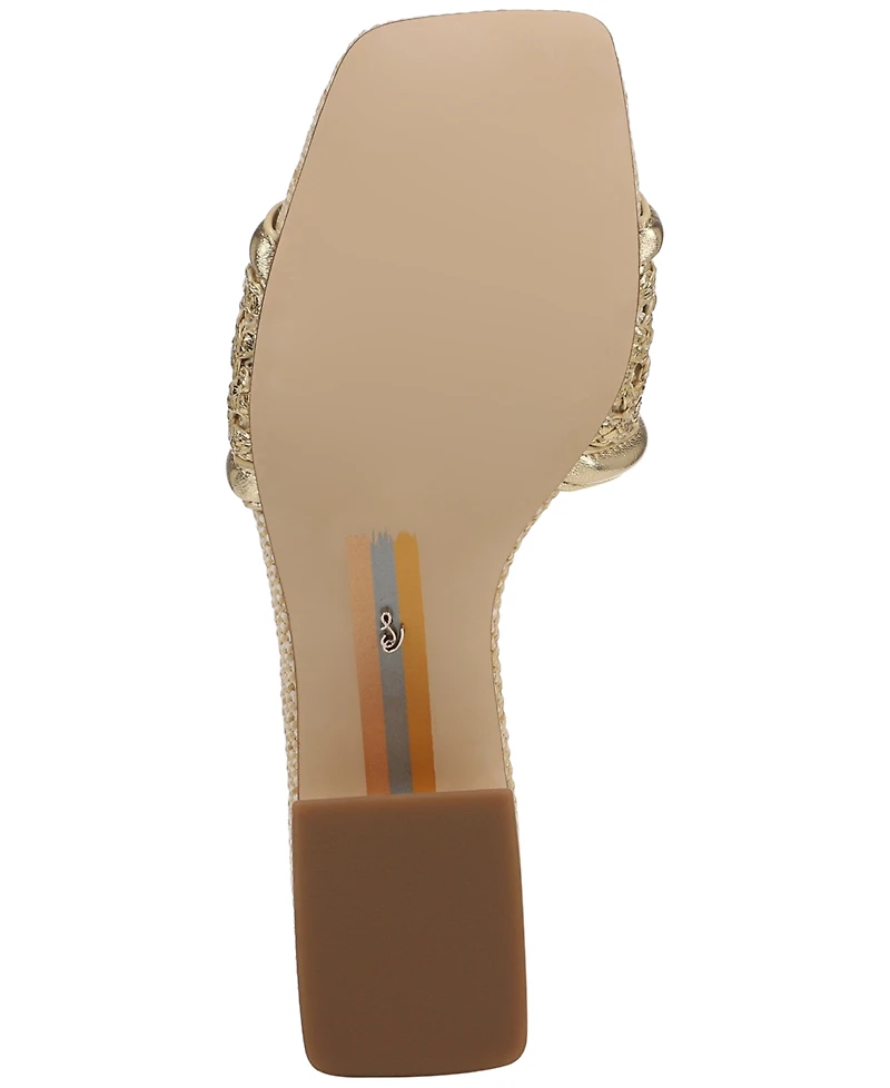 Sam Edelman Women's Waylon Block-Heel Slide Sandals