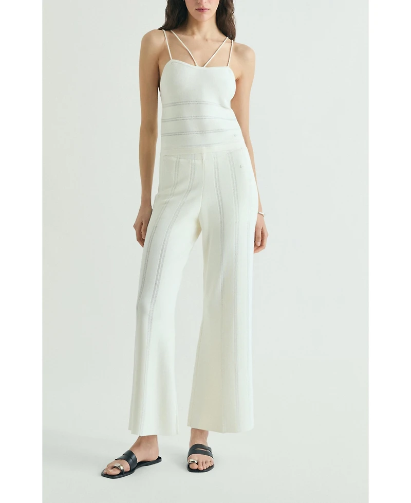 Scalpers Women's Ribbed Detail Pants
