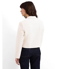 Phase Eight Women's Adria Cropped Textured Jacket Blazer