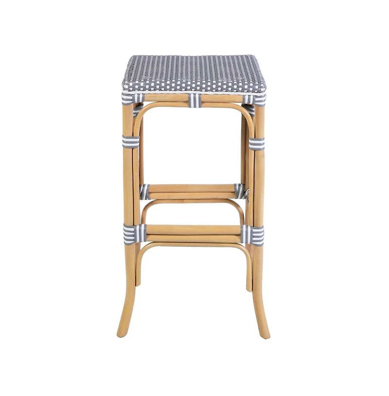 Butler Specialty Laguna Seat Height Rectangular Rattan Backless Bar Stool