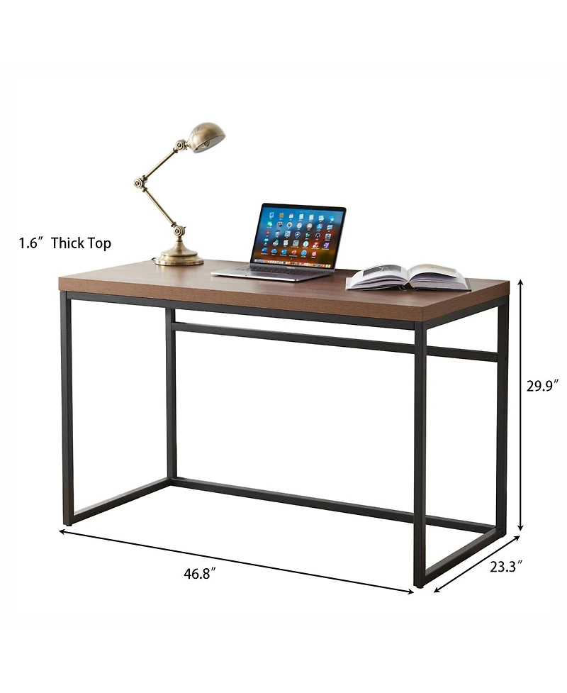 Streamdale Furniture Streamdale Home Office Desk, Walnut
