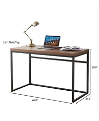 Streamdale Furniture Streamdale Home Office Desk, Walnut