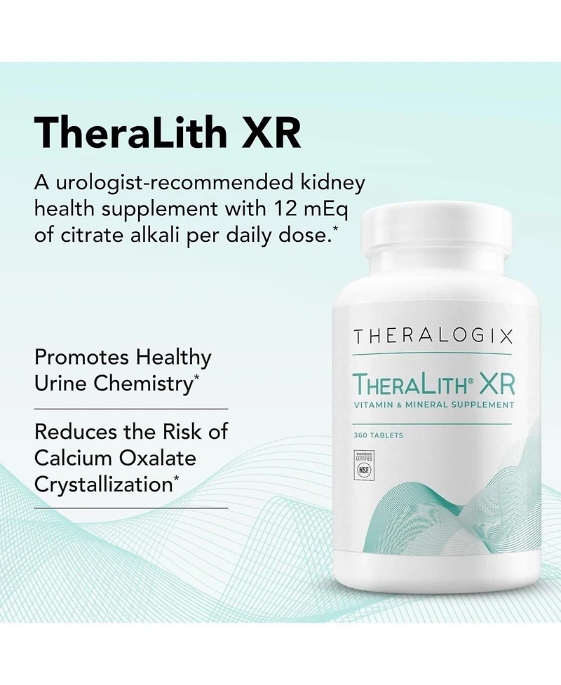 Theralogix TheraLith Xr Calcium Oxalate Reduction Supplement