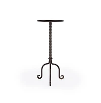 Butler Specialty Alma Metal Pedestal Side Table
