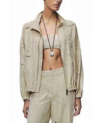 Nocturne Women's Jacquard Bomber Jacket