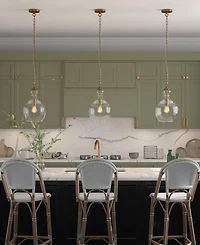 Hudson & Canal Verona 11" Wide Metal Pendant