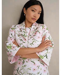 Hobbs London Women's Lana Cropped Floral Jacket