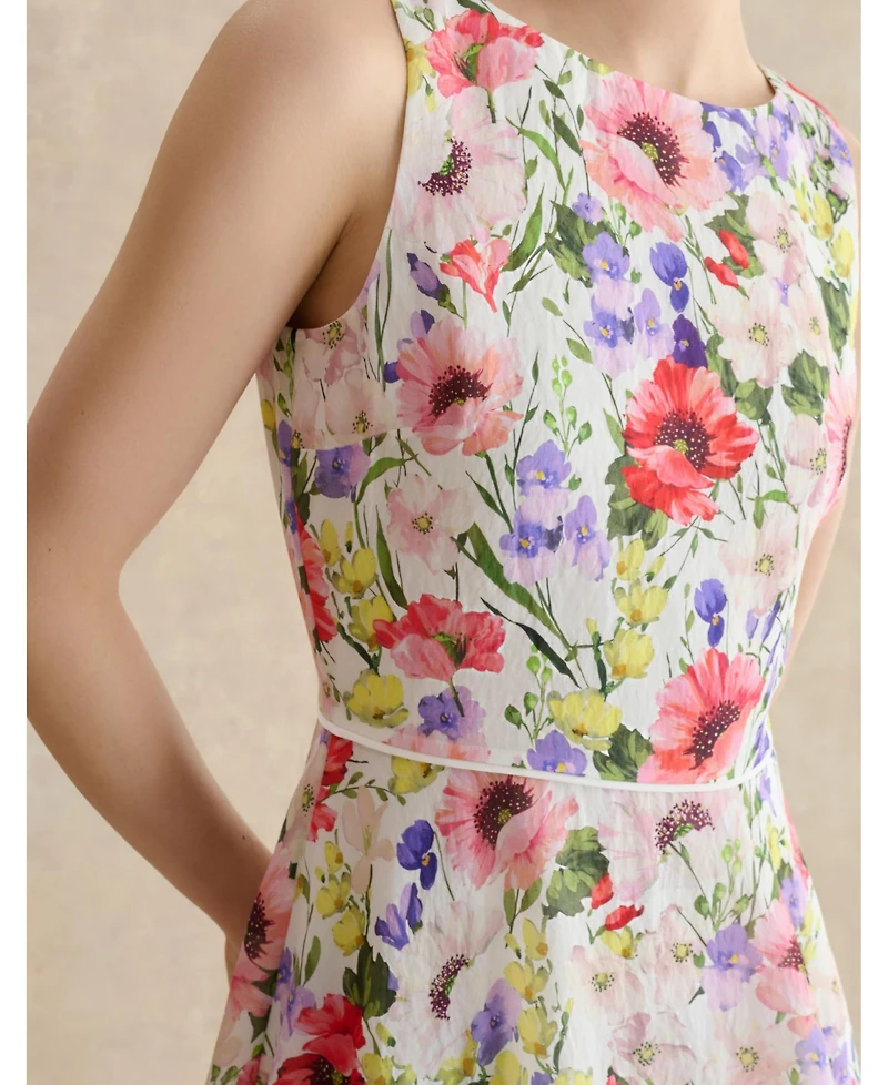 Hobbs London Women's Carly Floral Midi Dress
