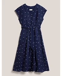 Hobbs London Women's Samantha Polka Dot Midi Dress