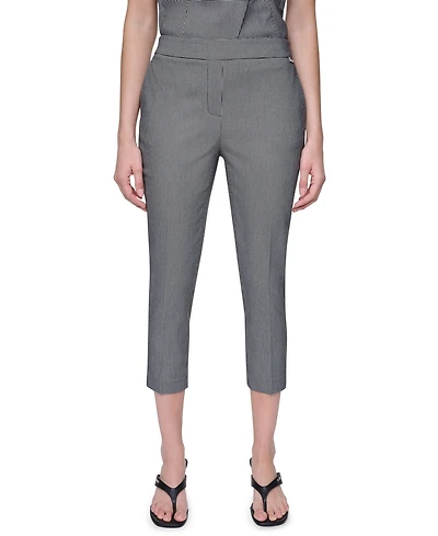Dkny Petite Houndstooth Millenium Ankle Pants