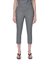 Dkny Petite Houndstooth Millenium Ankle Pants