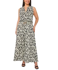 Vince Camuto Plus Mid-Rise Cropped Wide-Leg Pants