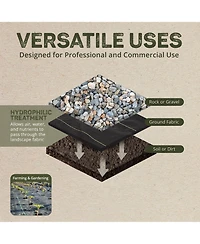 DeWitt Company P6 Pro 5 5oz 6' x 250' Commercial Landscape Weed Barrier Ground Fabric
