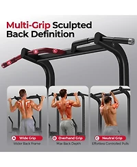 Fed Fitness 800LBS Heavy-Duty Power Tower, Multi-Grip Pull Up Dip Station with Adjustable Core Trainer, Full-Body Home Gym Strength Training Equipment
