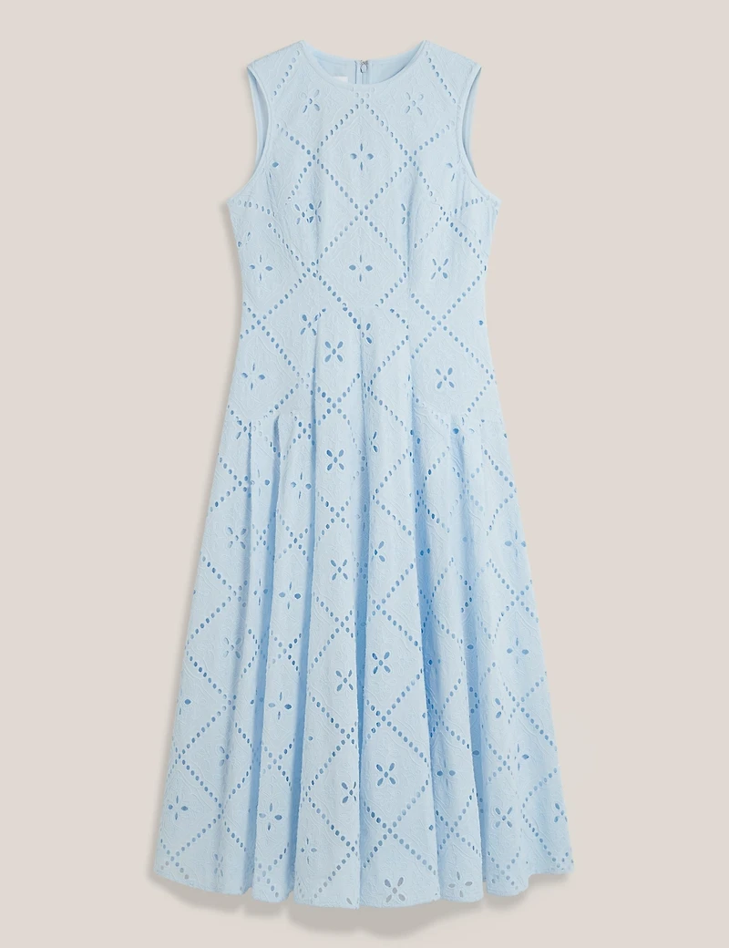 Hobbs London Women's Lexia Embroidered Dress
