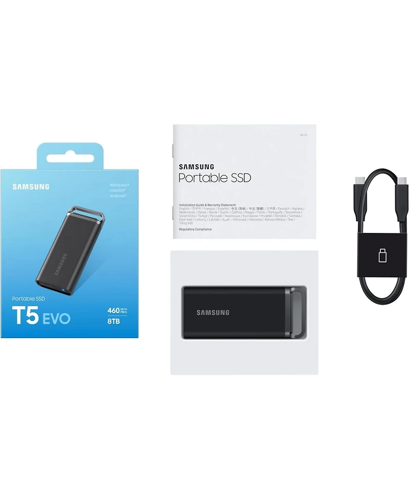 Samsung T5 Evo 8TB Portable Ssd Drive