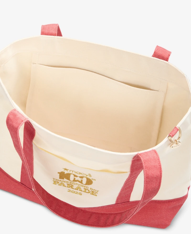 Macy's 100th Thanksgiving Day Parade Large Canvas Tote Bag, Macy's Exclusive