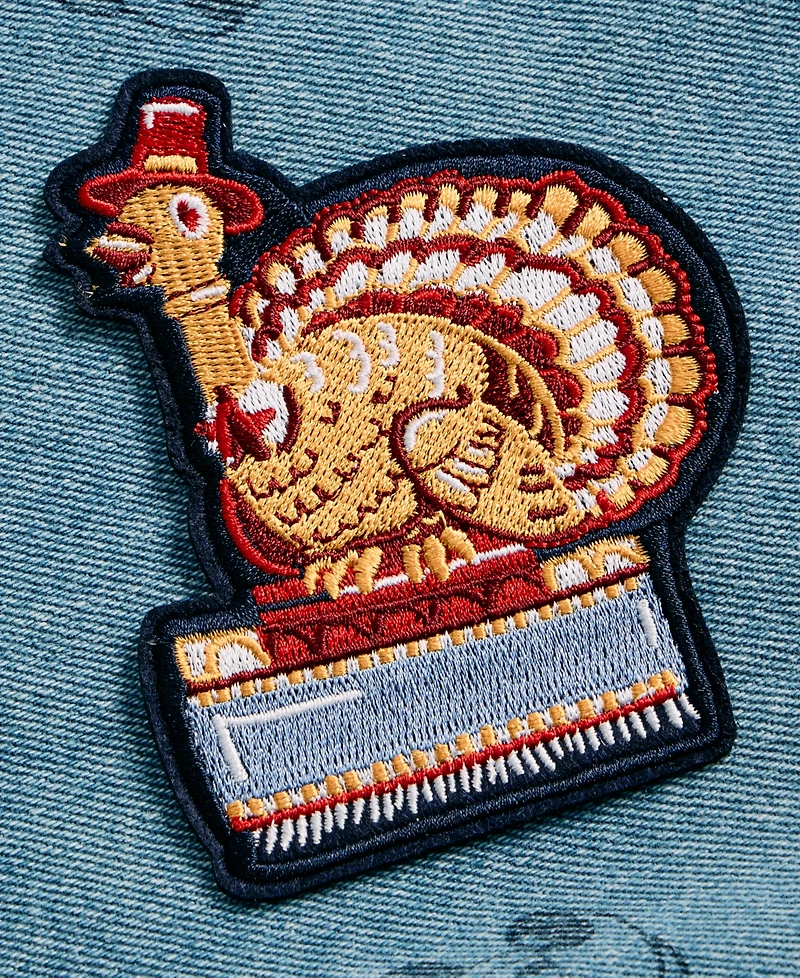 Macy's 100th Thanksgiving Day Parade 2026 Tom Turkey Iron-On Patch, Macy's Exclusive