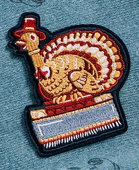 Macy's 100th Thanksgiving Day Parade 2026 Tom Turkey Iron-On Patch, Macy's Exclusive
