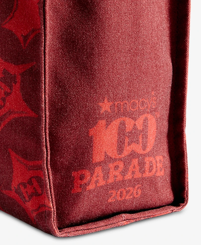 Macy's 100th Thanksgiving Day Parade 2026 Red Stars Tote, Macy's Exclusive