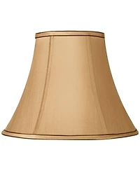 Springcrest Collection Set of 2 Softback Bell Lamp Shades Slant Spider with Replacement Harp Finial Fitting