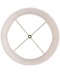 Springcrest Slant Print Lamp Shade Replacement Seno Drum Softback Washer Harp Finial