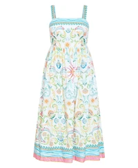 City Chic Women's Calissa Seascape Print Maxi Dress