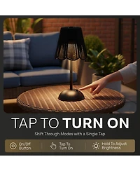 Bell + Howell Rechargeable Rope Design Portable Led Light with 3 Dimmable Modes Table Lamp