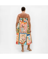 City Chic Women's Wild Soul Print Maxi Dress