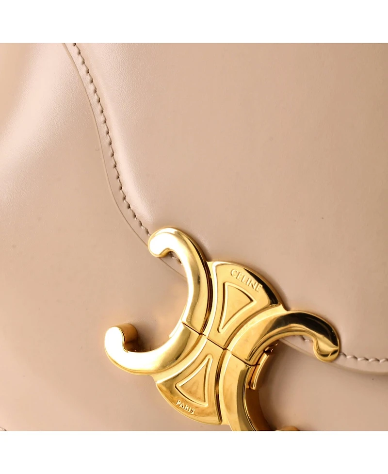Pre-Owned Celine Small Besace Triomphe Shoulder Bag Smooth Calfskin