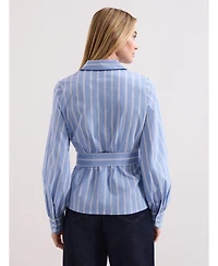 Phase Eight Women's Collared Statement-Belt Shirt