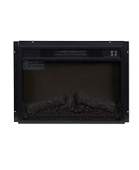 Streamdale Furniture 23" Electric Fireplace Insert, 1400W Heater with Remote and Realistic Flame